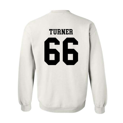 SDSU - NCAA Football : Justice Turner - Classic Shersey Crewneck Sweatshirt-1