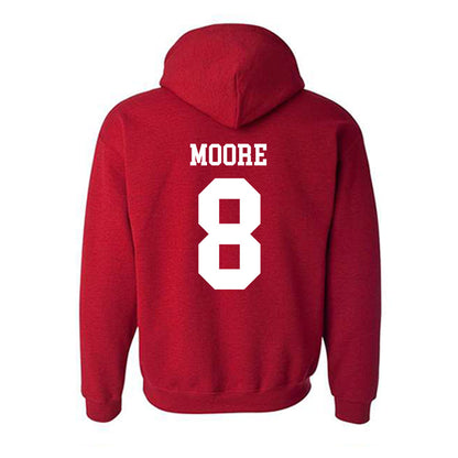 SDSU - NCAA Women's Soccer : Kendall Moore - Classic Shersey Hooded Sweatshirt-1