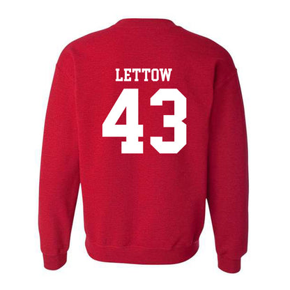 SDSU - NCAA Baseball : Rohan Lettow - Classic Shersey Crewneck Sweatshirt-1