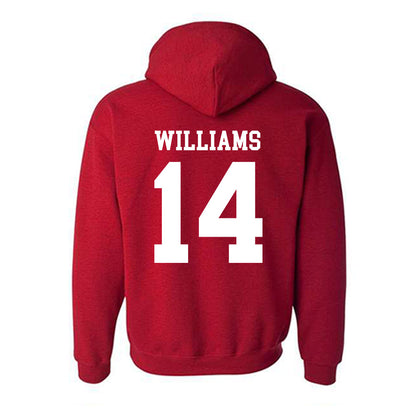 SDSU - NCAA Women's Basketball : Nala Williams - Classic Shersey Hooded Sweatshirt-1