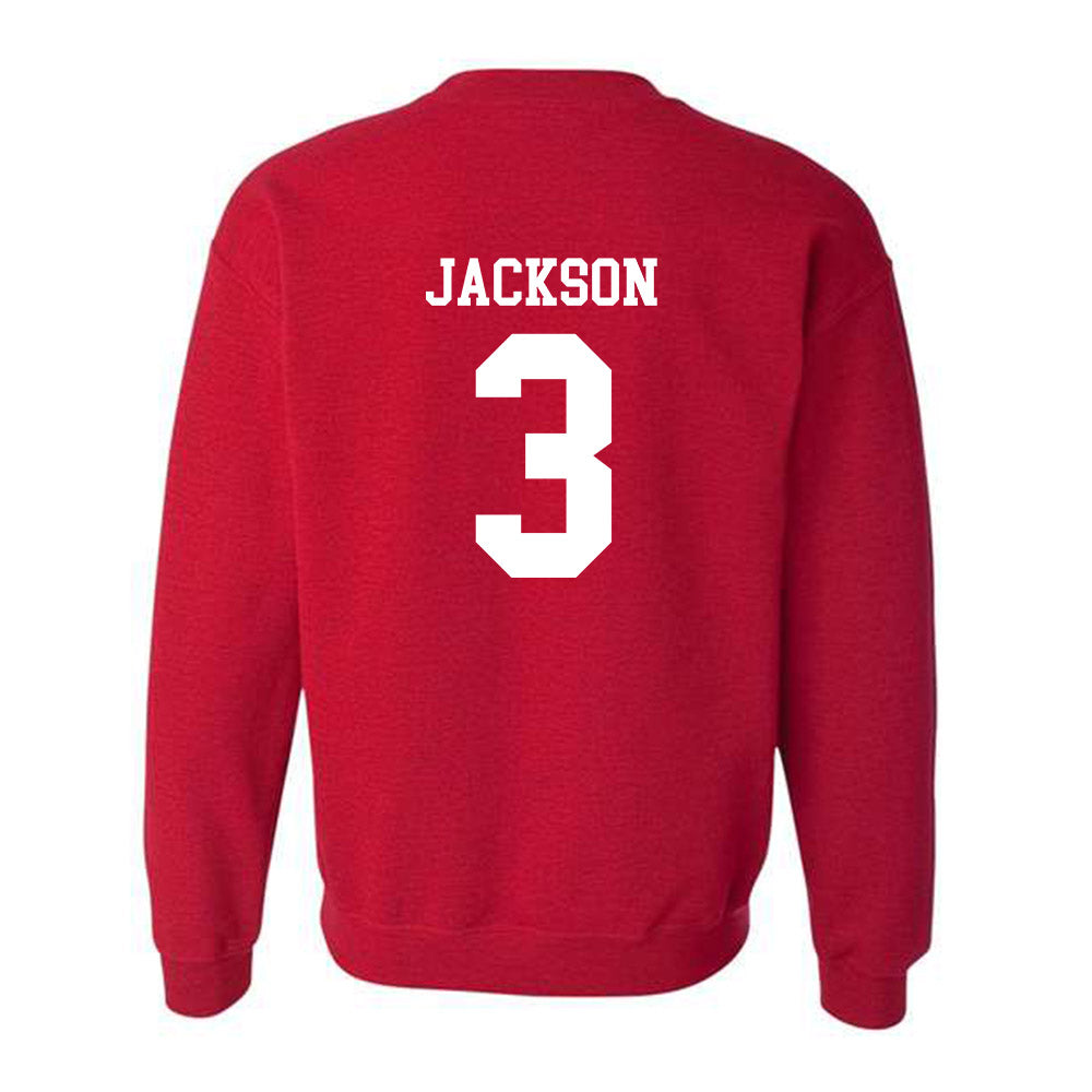 SDSU - NCAA Baseball : Jake Jackson - Classic Shersey Crewneck Sweatshirt-1