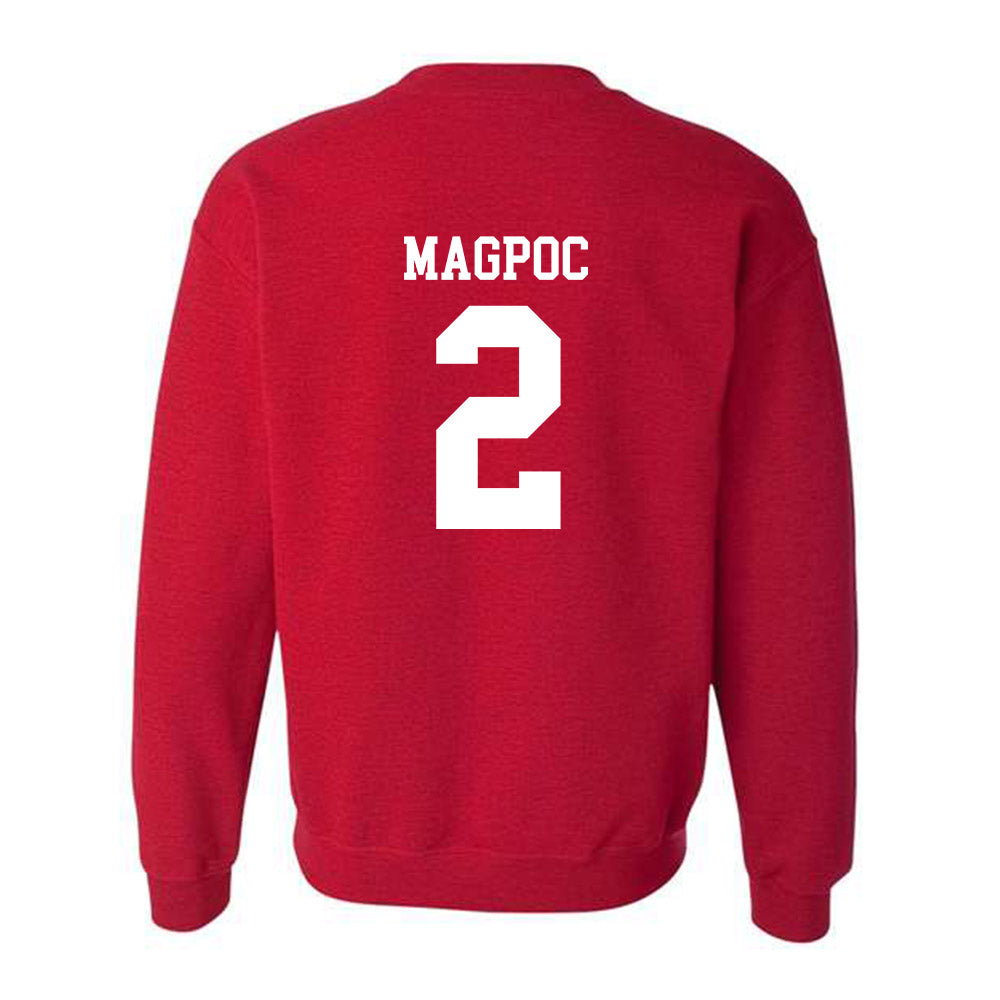 SDSU - NCAA Baseball : Adam Magpoc - Classic Shersey Crewneck Sweatshirt-1