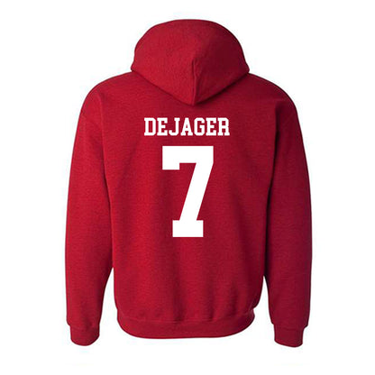 SDSU - NCAA Women's Volleyball : Annabelle DeJager - Classic Shersey Hooded Sweatshirt-1