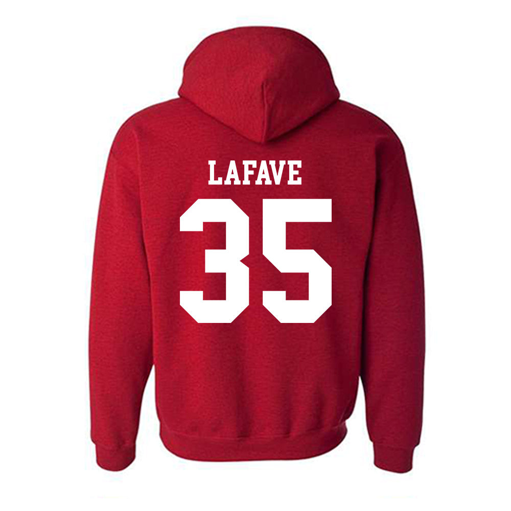 SDSU - NCAA Baseball : Colton Lafave - Classic Shersey Hooded Sweatshirt-1