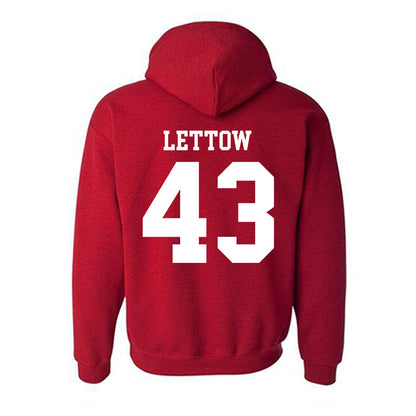 SDSU - NCAA Baseball : Rohan Lettow - Classic Shersey Hooded Sweatshirt-1