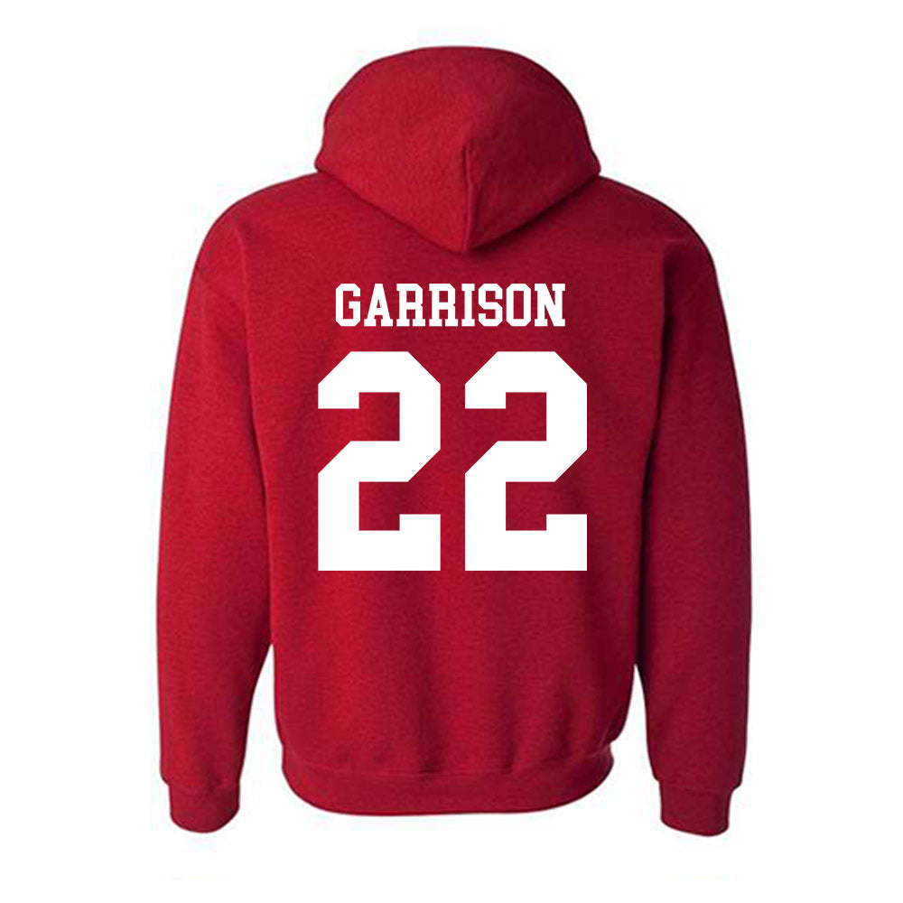 SDSU - NCAA Football : Max Garrison - Classic Shersey Hooded Sweatshirt-1