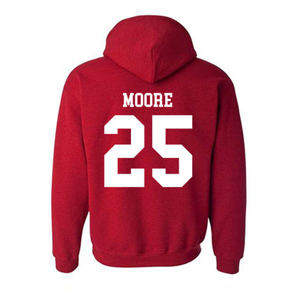 SDSU - NCAA Baseball : Carson Moore - Classic Shersey Hooded Sweatshirt-1