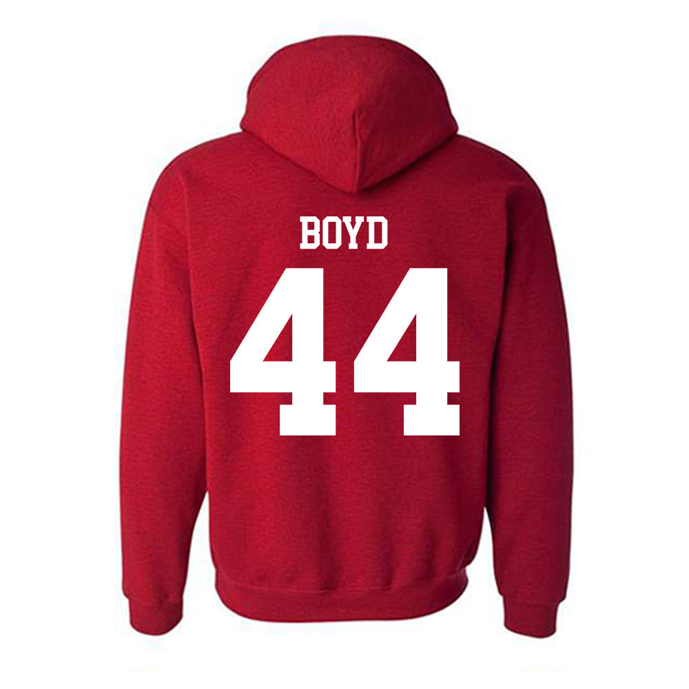 SDSU - NCAA Baseball : Reeve Boyd - Classic Shersey Hooded Sweatshirt-1