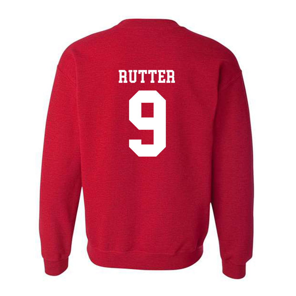 SDSU - NCAA Baseball : Drew Rutter - Classic Shersey Crewneck Sweatshirt-1