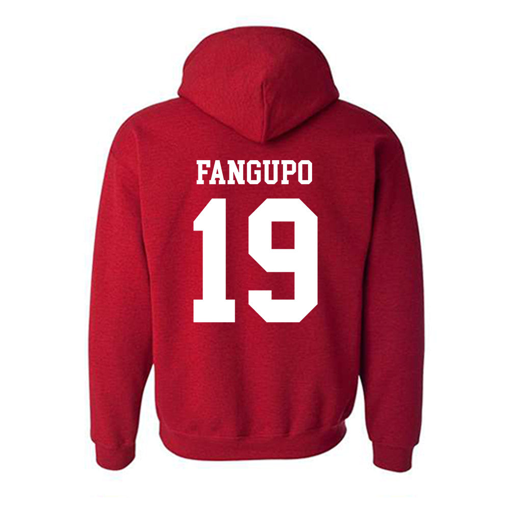 SDSU - NCAA Football : Kime Fangupo - Classic Shersey Hooded Sweatshirt-1