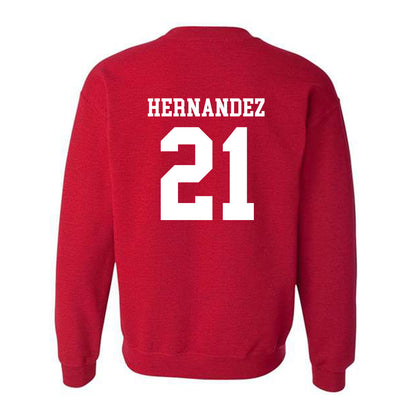 SDSU - NCAA Softball : Jayleen Hernandez - Classic Shersey Crewneck Sweatshirt-1