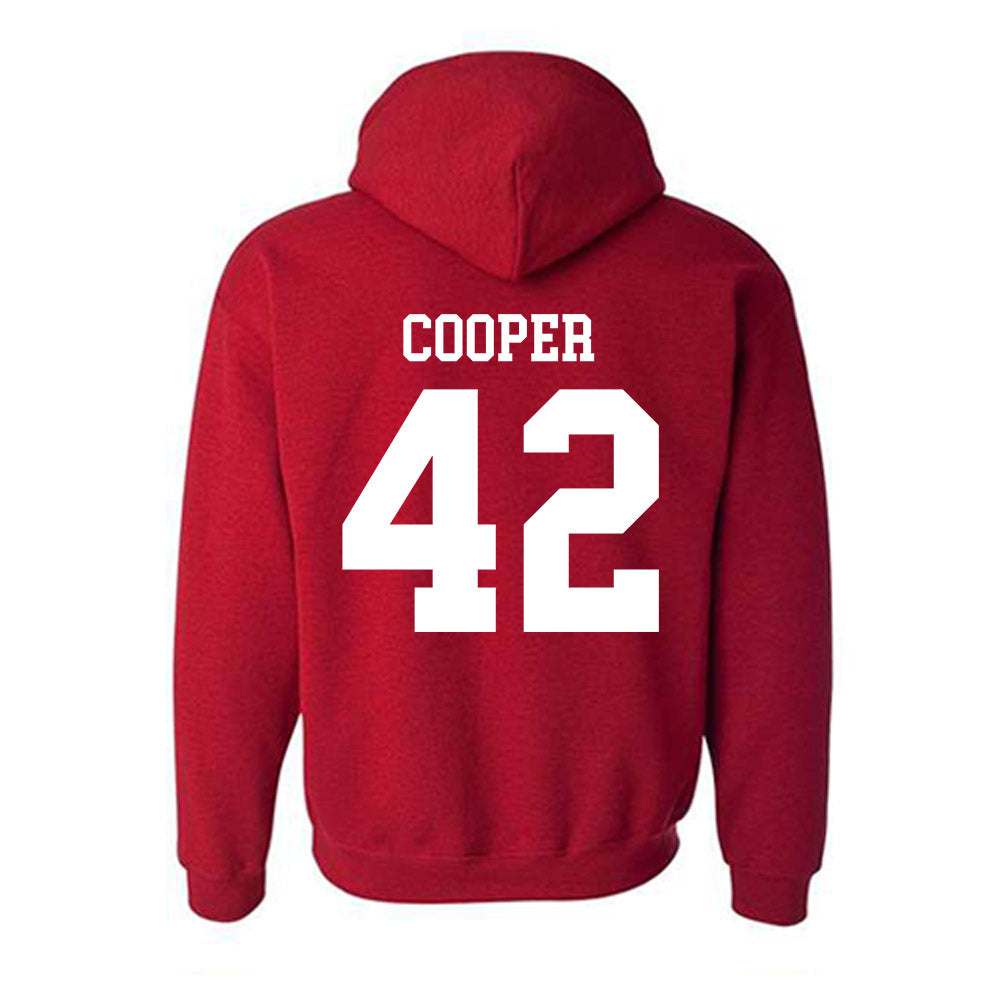 SDSU - NCAA Football : Cameron Cooper - Classic Shersey Hooded Sweatshirt-1