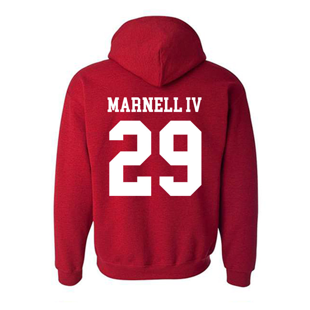 SDSU - NCAA Baseball : Anthony Marnell IV - Classic Shersey Hooded Sweatshirt-1