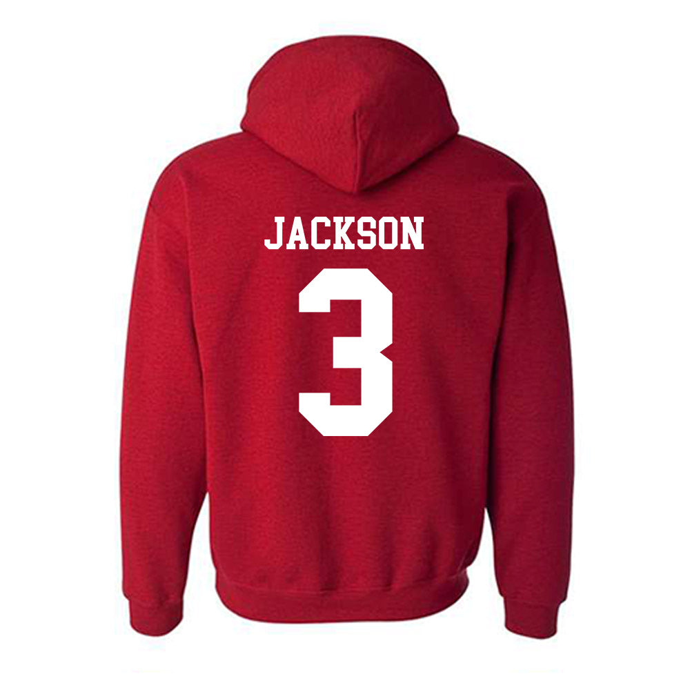 SDSU - NCAA Women's Basketball : Alyssa Jackson - Classic Shersey Hooded Sweatshirt-1