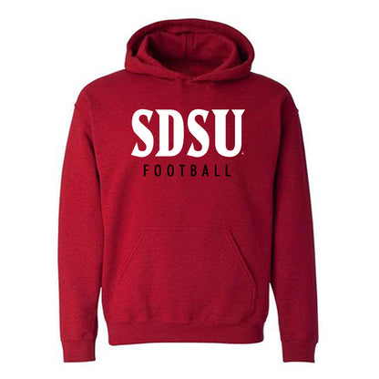 SDSU - NCAA Football : Chase Schubert - Classic Shersey Hooded Sweatshirt-0