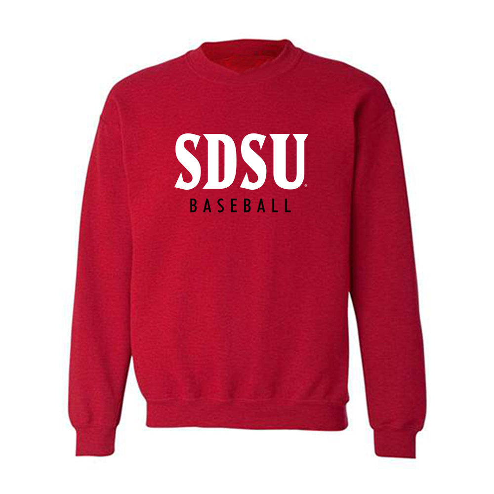SDSU - NCAA Baseball : Jake Jackson - Classic Shersey Crewneck Sweatshirt-0