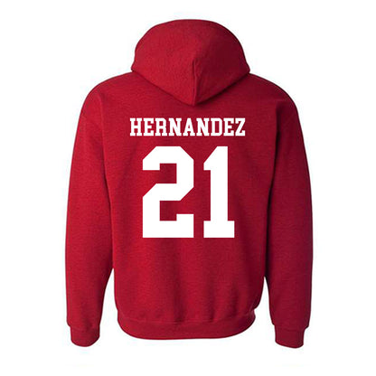 SDSU - NCAA Softball : Jayleen Hernandez - Classic Shersey Hooded Sweatshirt-1