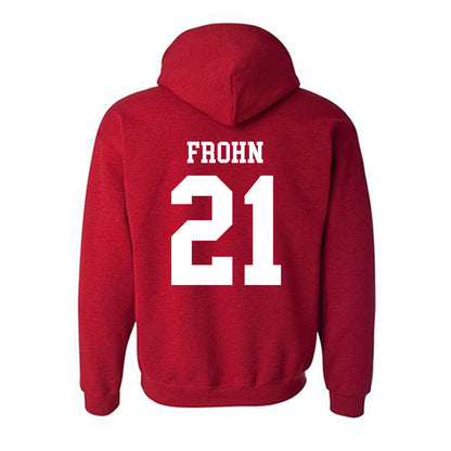 SDSU - NCAA Baseball : Jake Frohn - Classic Shersey Hooded Sweatshirt-1