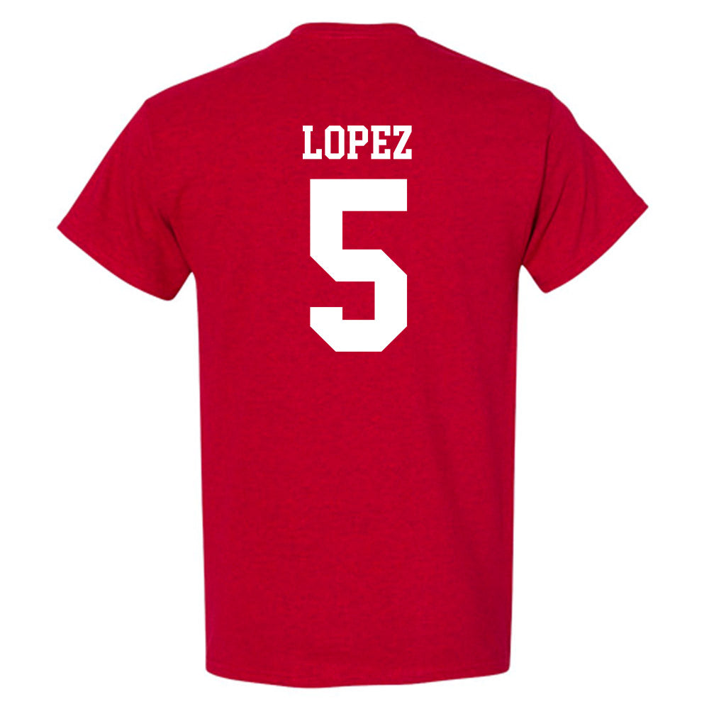 SDSU - NCAA Baseball : Nate Lopez - Classic Shersey T-Shirt-1