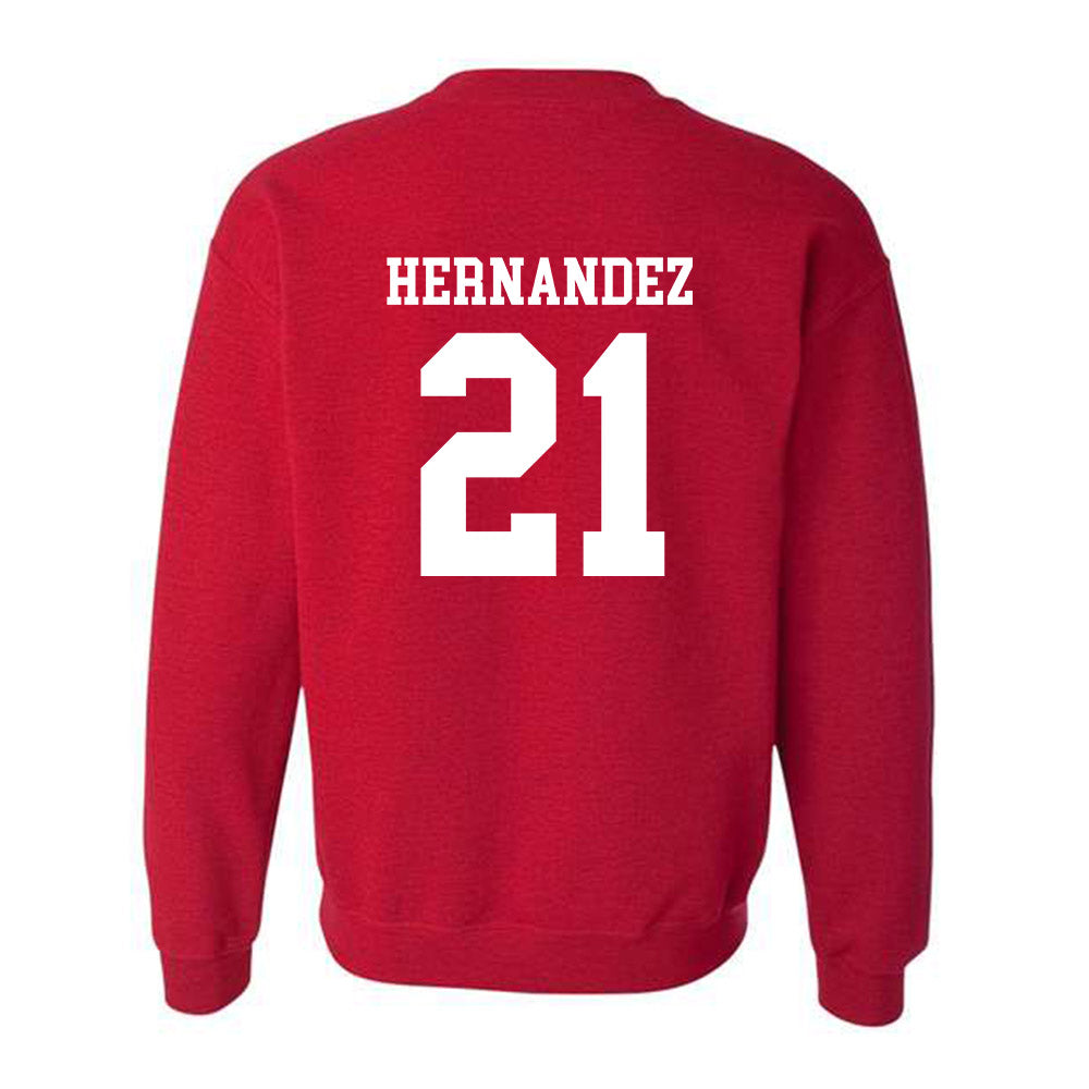 SDSU - NCAA Softball : Jayleen Hernandez - Classic Shersey Crewneck Sweatshirt-1