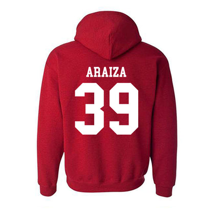 SDSU - NCAA Baseball : Issac Araiza - Classic Shersey Hooded Sweatshirt-1