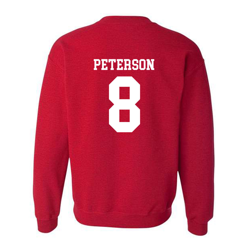 SDSU - NCAA Baseball : Tyce Peterson - Classic Shersey Crewneck Sweatshirt-1