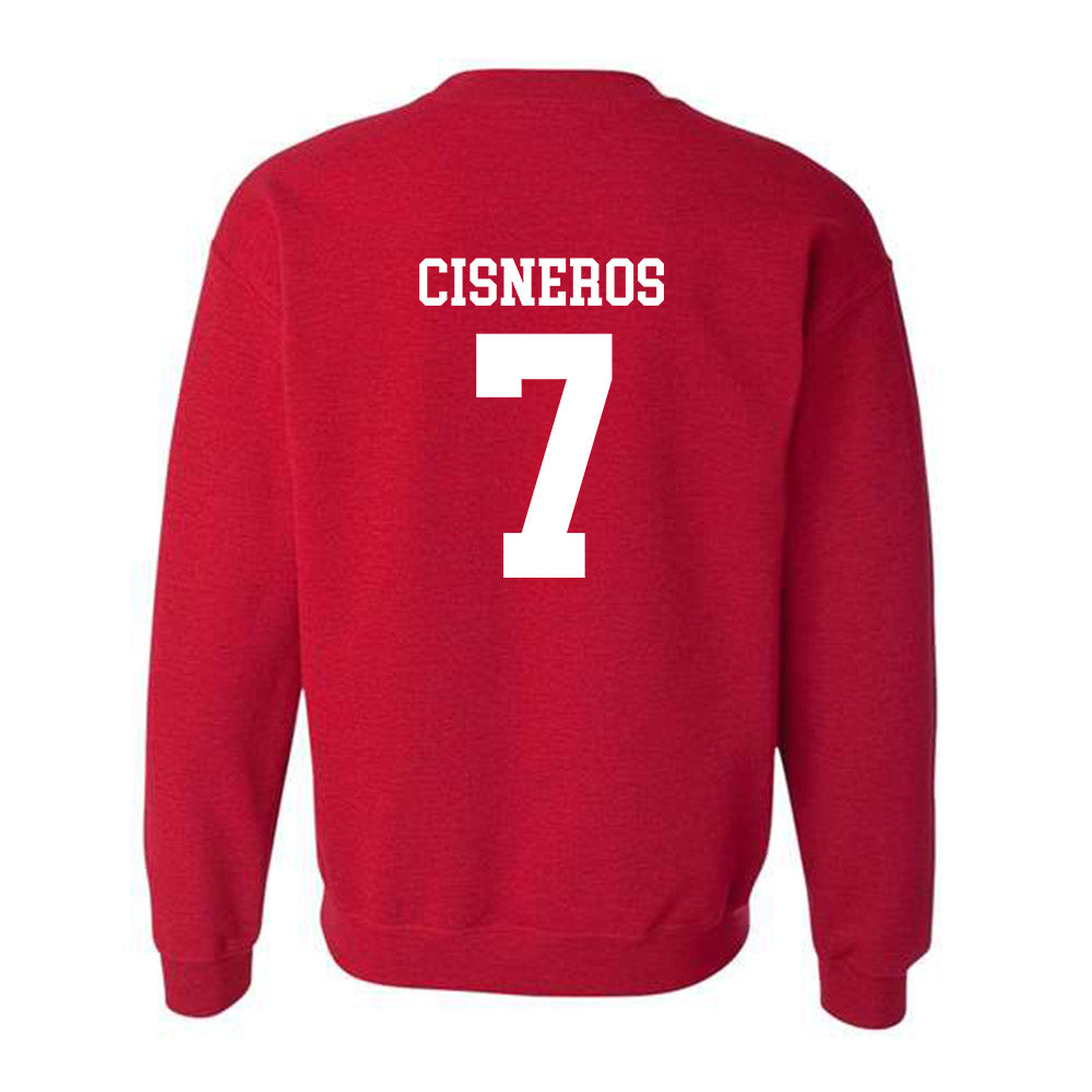 SDSU - NCAA Softball : Kiara Cisneros - Classic Shersey Crewneck Sweatshirt-1