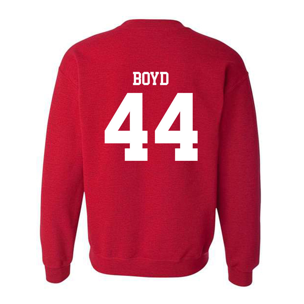 SDSU - NCAA Baseball : Reeve Boyd - Classic Shersey Crewneck Sweatshirt-1
