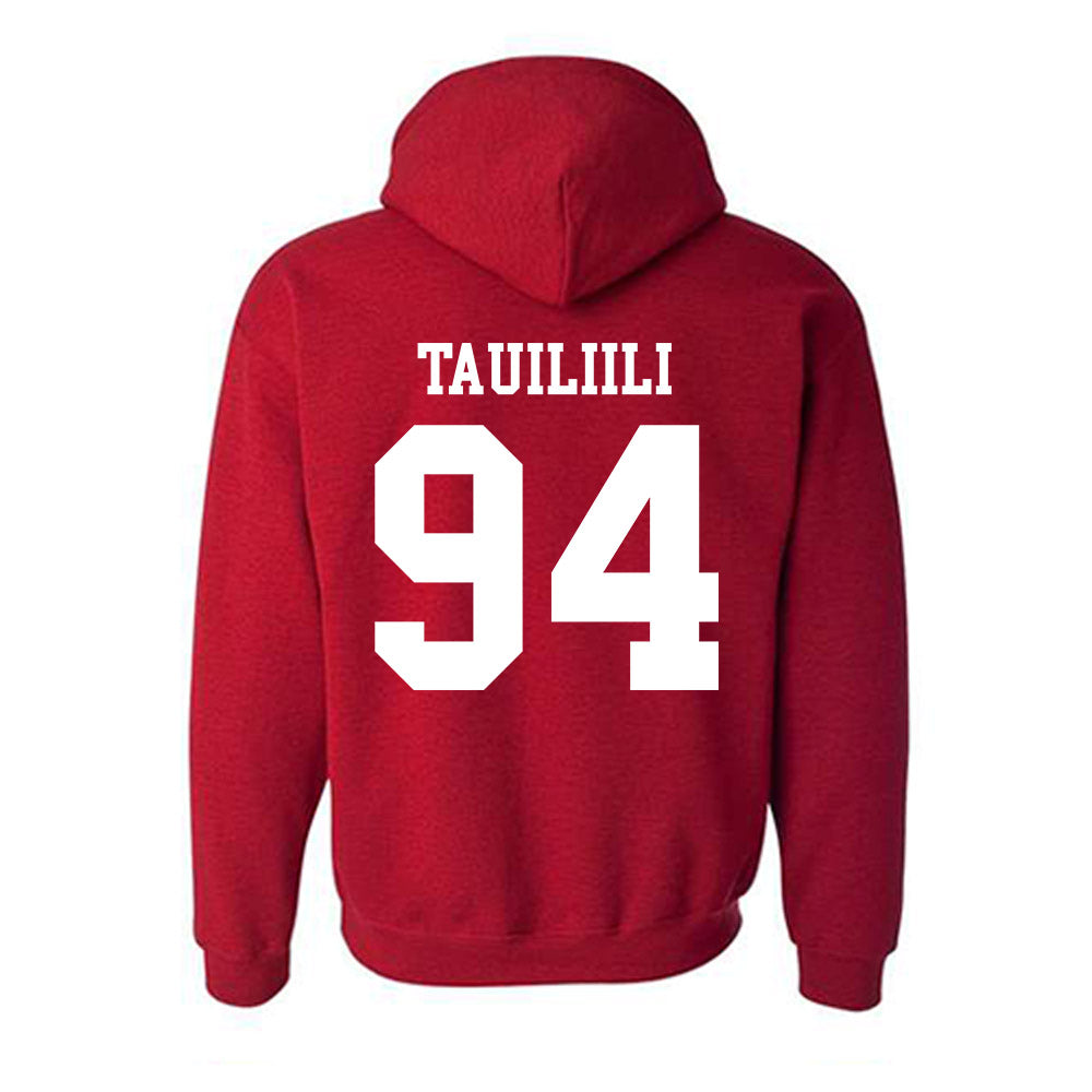 SDSU - NCAA Football : Tuaoa Tauiliili - Classic Shersey Hooded Sweatshirt-1