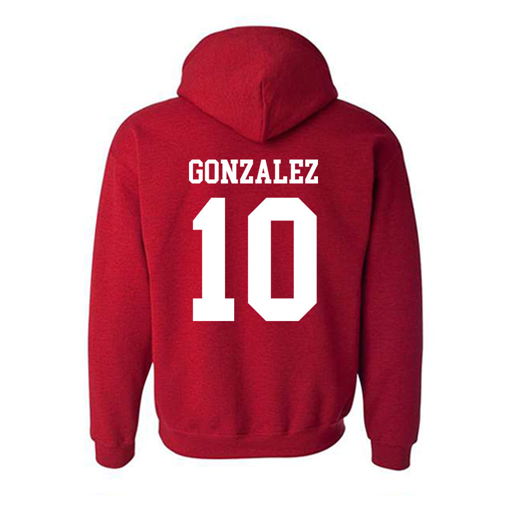 SDSU - NCAA Women's Volleyball : Stephanie Gonzalez - Classic Shersey Hooded Sweatshirt-1