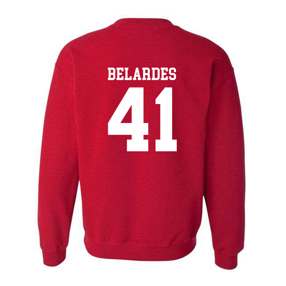 SDSU - NCAA Baseball : Alec Belardes - Classic Shersey Crewneck Sweatshirt-1