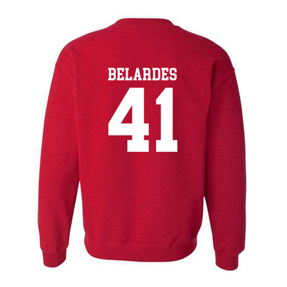 SDSU - NCAA Baseball : Alec Belardes - Classic Shersey Crewneck Sweatshirt-1