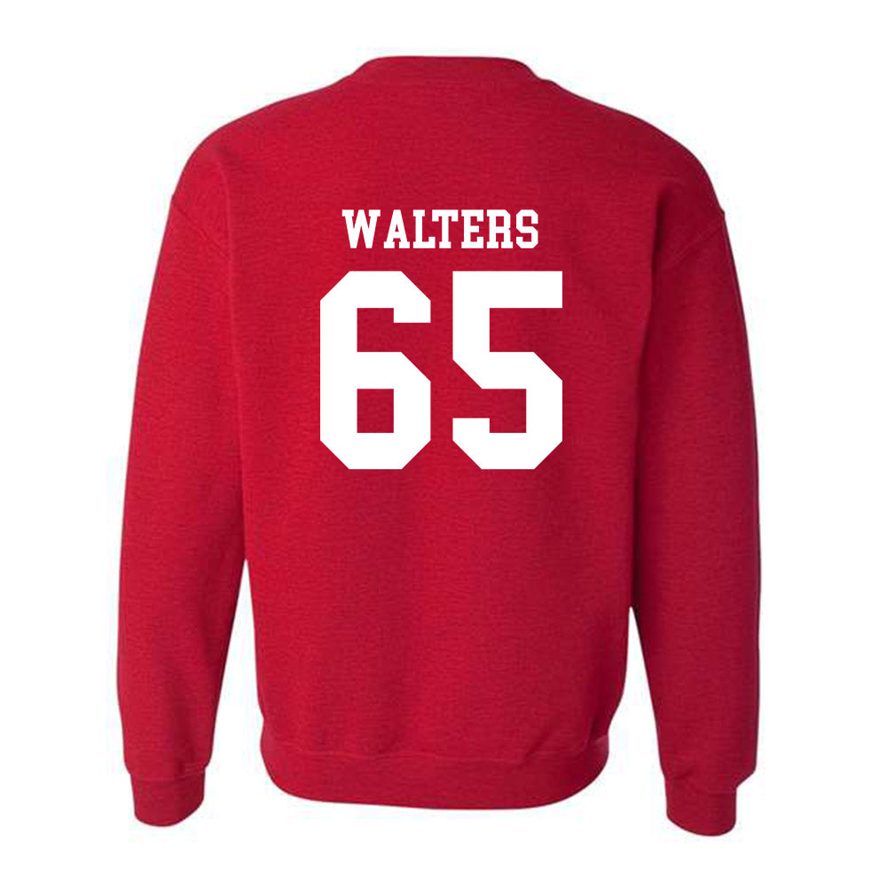 SDSU - NCAA Football : Harrison Walters - Classic Shersey Crewneck Sweatshirt-1