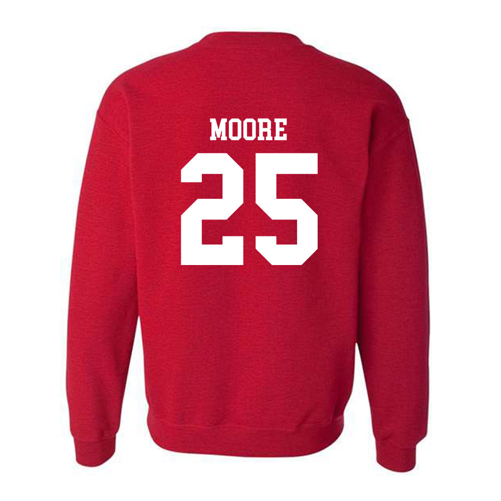 SDSU - NCAA Baseball : Carson Moore - Classic Shersey Crewneck Sweatshirt-1