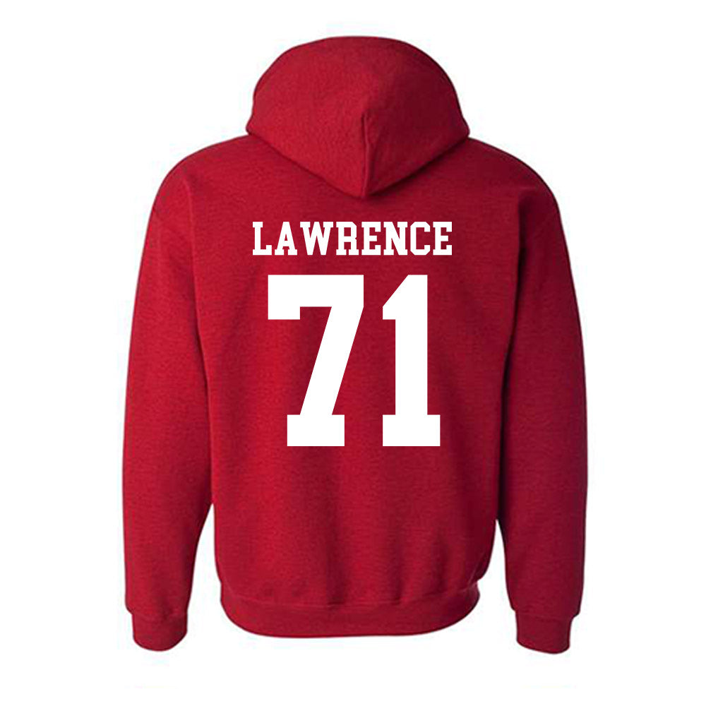 SDSU - NCAA Football : Evan Lawrence - Classic Shersey Hooded Sweatshirt-1