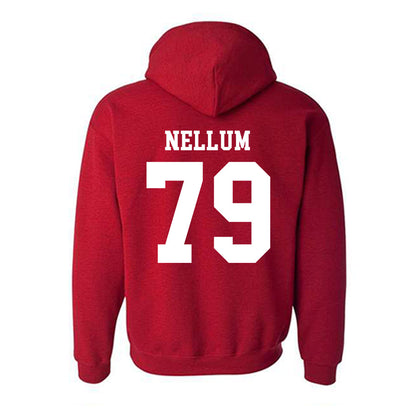 SDSU - NCAA Football : Harlem Nellum - Classic Shersey Hooded Sweatshirt-1