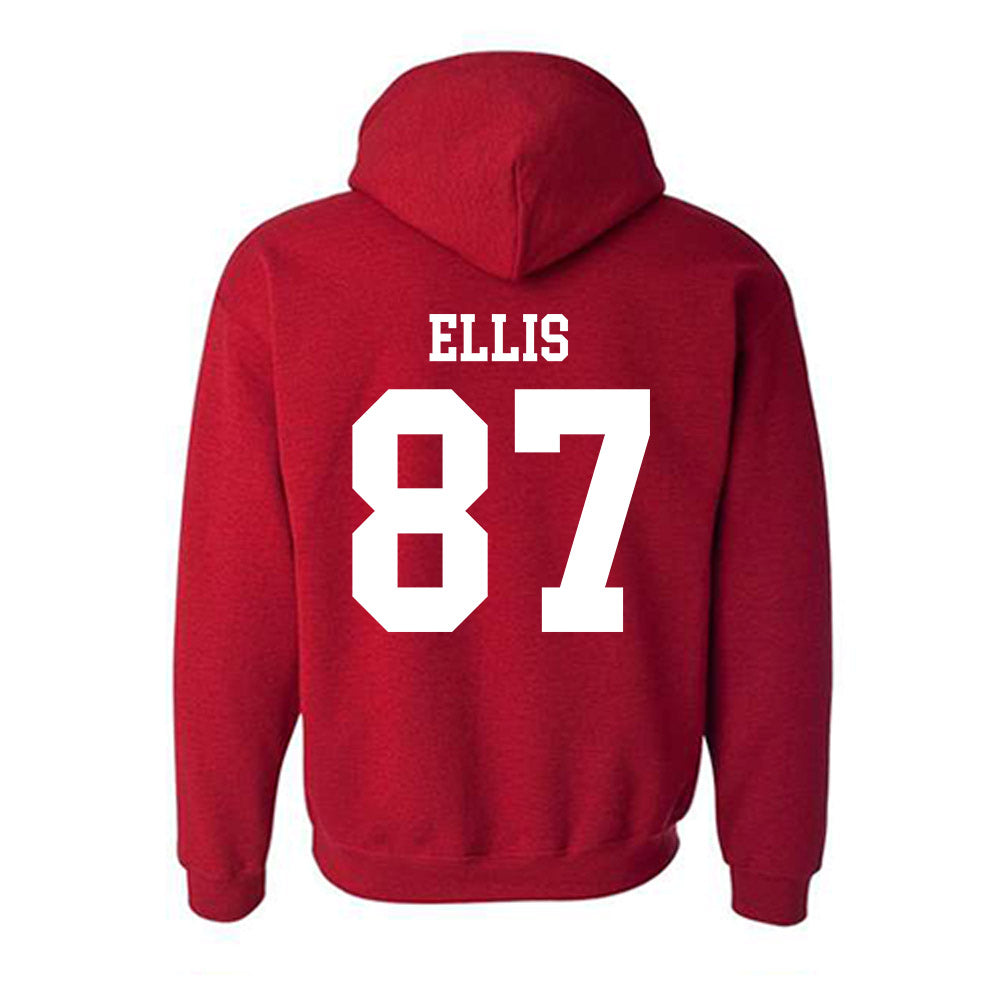 SDSU - NCAA Football : Jack Ellis - Classic Shersey Hooded Sweatshirt-1