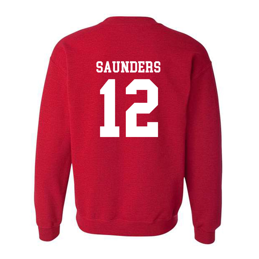 SDSU - NCAA Football : Stone Saunders - Classic Shersey Crewneck Sweatshirt-1