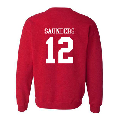 SDSU - NCAA Football : Stone Saunders - Classic Shersey Crewneck Sweatshirt-1