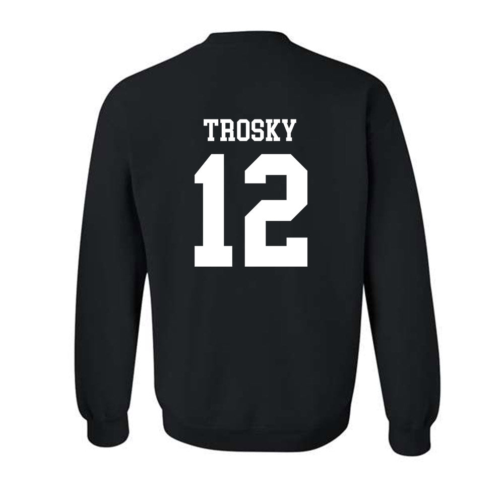 SDSU - NCAA Baseball : Jabin Trosky - Classic Shersey Crewneck Sweatshirt-1