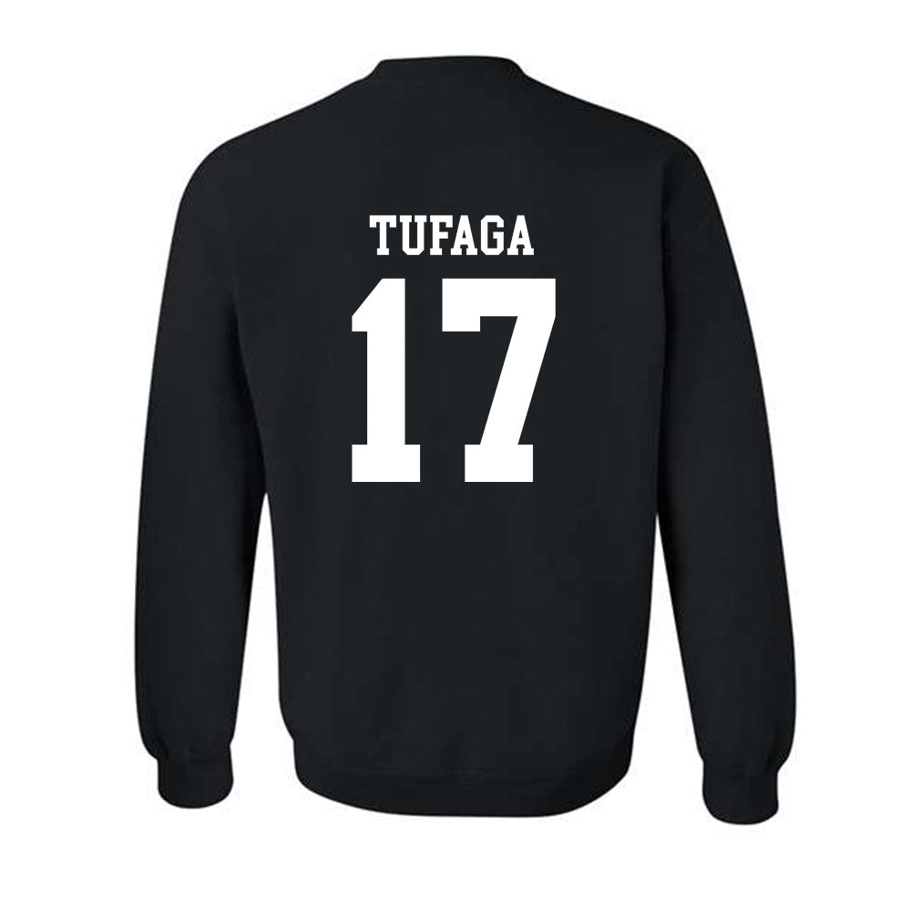 SDSU - NCAA Football : Kaimana Tufaga - Classic Shersey Crewneck Sweatshirt-1