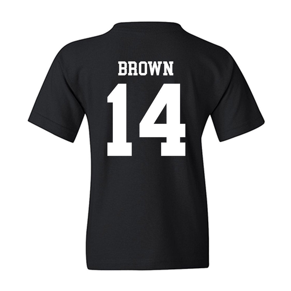 SDSU - NCAA Football : Donovan Brown - Classic Shersey Youth T-Shirt-1