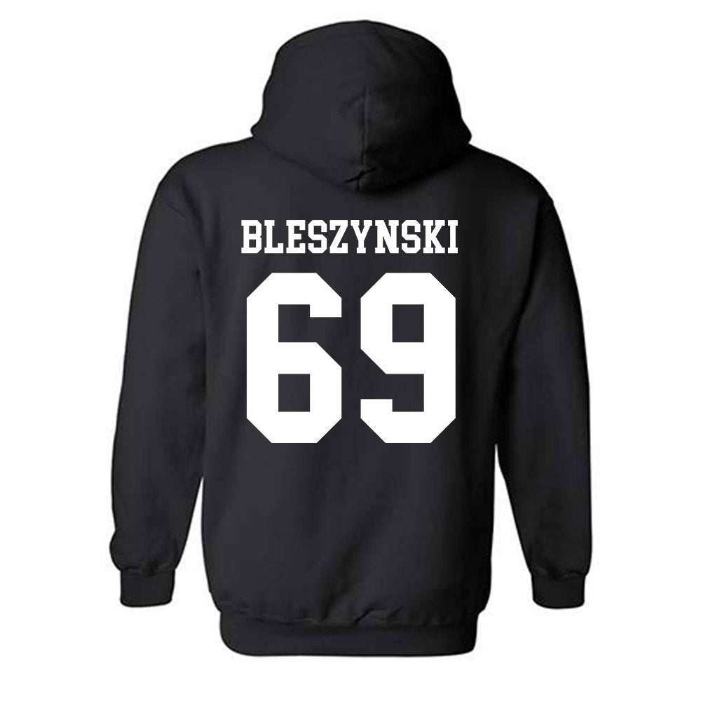 SDSU - NCAA Football : Alex Bleszynski - Classic Shersey Hooded Sweatshirt-1