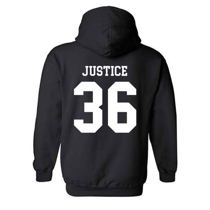 SDSU - NCAA Baseball : Zach Justice - Classic Shersey Hooded Sweatshirt-1