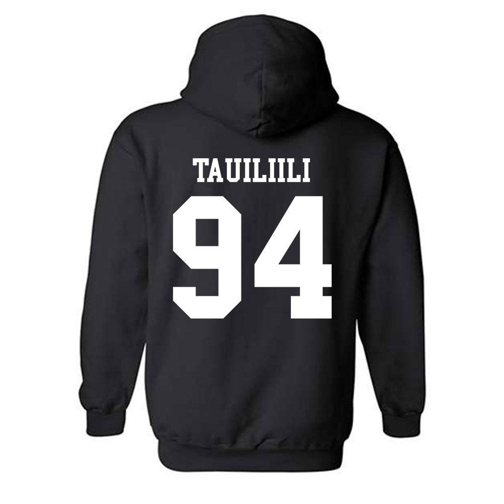 SDSU - NCAA Football : Tuaoa Tauiliili - Classic Shersey Hooded Sweatshirt-1