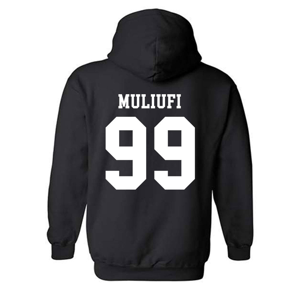 SDSU - NCAA Football : Elijah Muliufi - Classic Shersey Hooded Sweatshirt-1