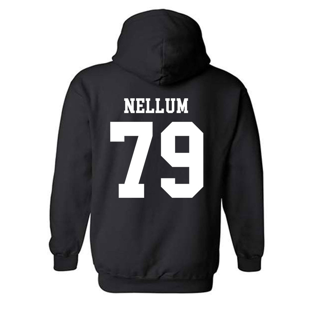 SDSU - NCAA Football : Harlem Nellum - Classic Shersey Hooded Sweatshirt-1