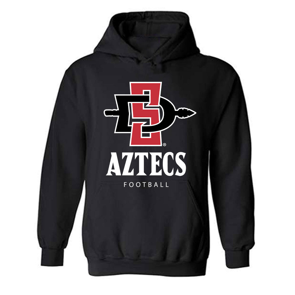SDSU - NCAA Football : Elijah Muliufi - Classic Shersey Hooded Sweatshirt-0