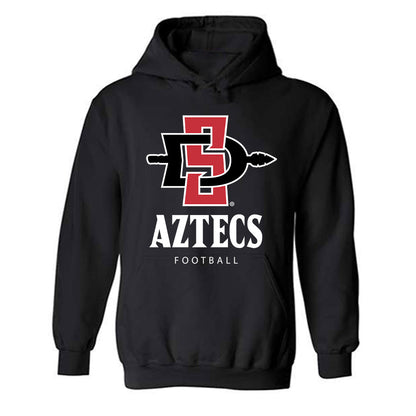 SDSU - NCAA Football : Elijah Muliufi - Classic Shersey Hooded Sweatshirt-0