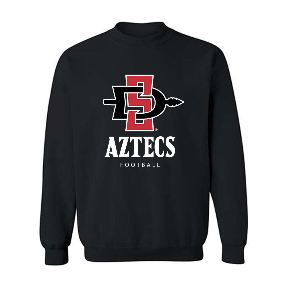 SDSU - NCAA Football : Brady Hill - Classic Shersey Crewneck Sweatshirt-0